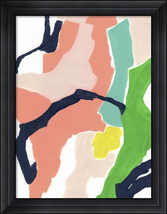 Framed Color Current I Print