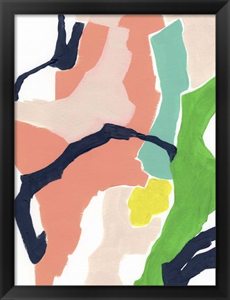 Framed Color Current I Print