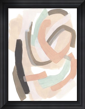 Framed Pastel Signal I Print