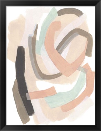 Framed Pastel Signal I Print