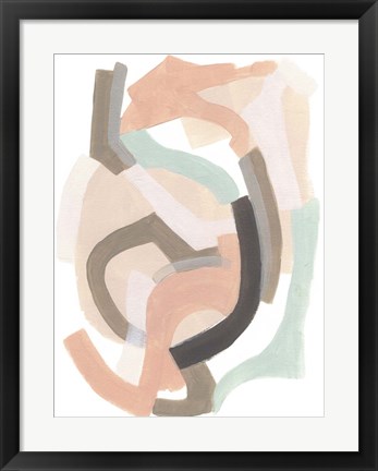 Framed Pastel Signal II Print
