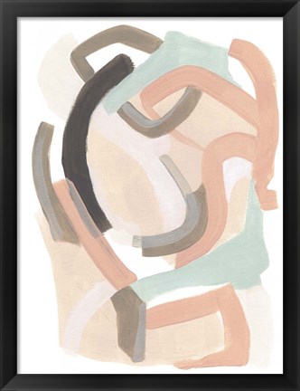 Framed Pastel Signal III Print