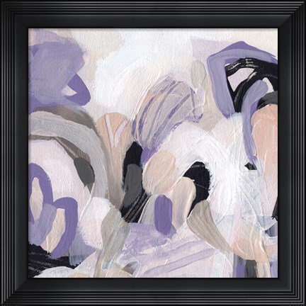 Framed Lilac Scramble I Print