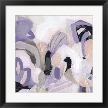 Framed Lilac Scramble I Print