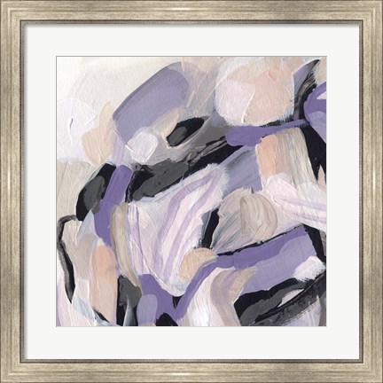 Framed Lilac Scramble III Print