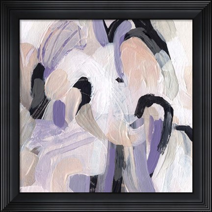 Framed Lilac Scramble IV Print