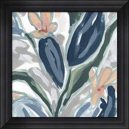 Framed Expressive Garden II Print