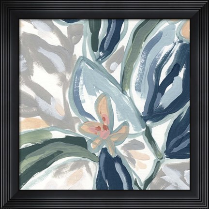 Framed Expressive Garden III Print