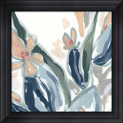 Framed Expressive Garden IV Print