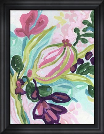 Framed Tropic Expression II Print