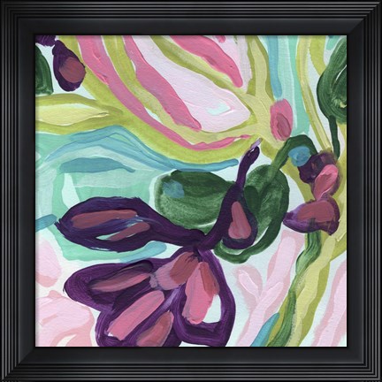 Framed Tropic Expression V Print