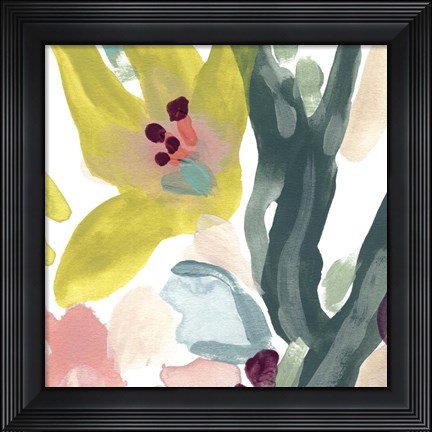 Framed Tropical Impulse I Print