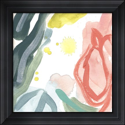 Framed Tropical Impulse V Print