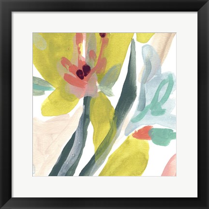 Framed Tropical Impulse VI Print