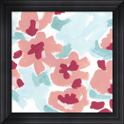 Framed Cherry Blossom Pop I Print