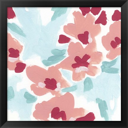 Framed Cherry Blossom Pop II Print