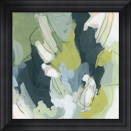 Framed Emerald Storm I Print