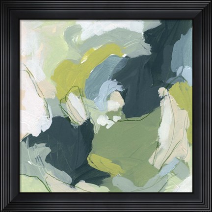 Framed Emerald Storm II Print