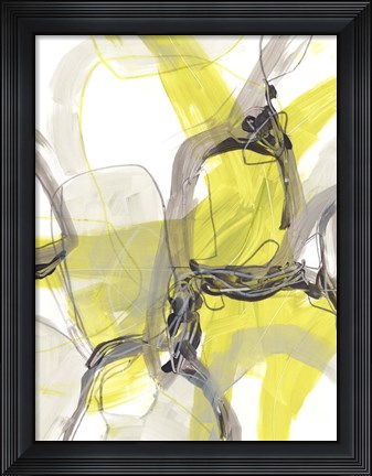 Framed Cement Citron II Print