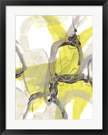 Framed Cement Citron II Print