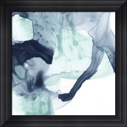 Framed Blue Cavern III Print