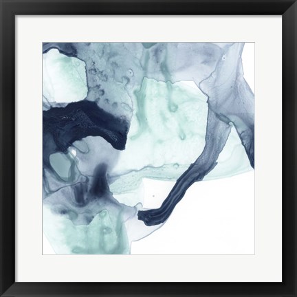 Framed Blue Cavern III Print