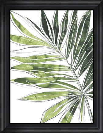 Framed Expressive Palm IV Print