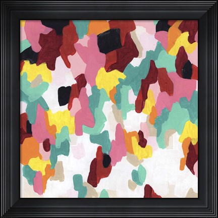 Framed Pixel Kaleidoscope II Print