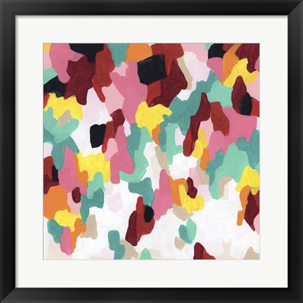 Framed Pixel Kaleidoscope II Print