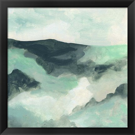 Framed Cloud Valley I Print