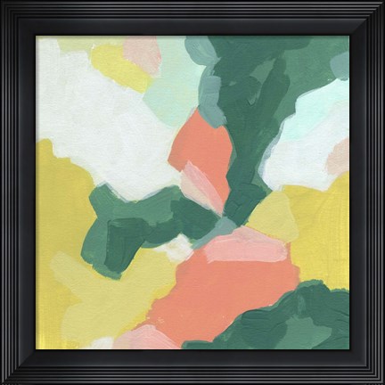 Framed Melon Mosaic II Print