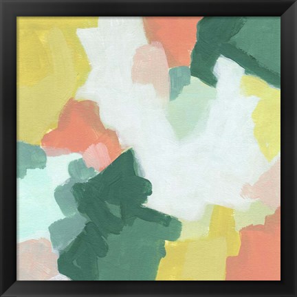 Framed Melon Mosaic III Print