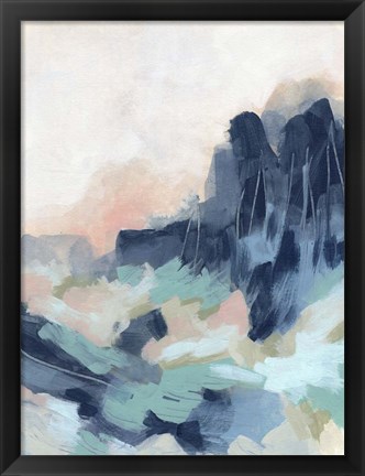Framed Sunset Surf II Print