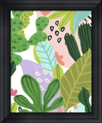 Framed Party Plants I Print