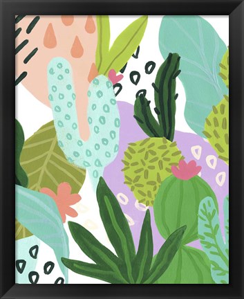 Framed Party Plants III Print