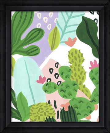 Framed Party Plants IV Print