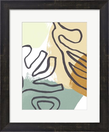 Framed Midcentury Modern Coral II Print