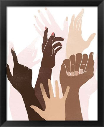Framed Reach &amp; Rise II Print