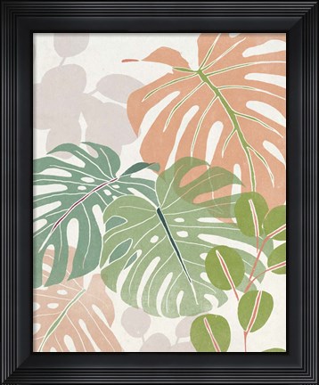 Framed Sherbet Tropical I Print
