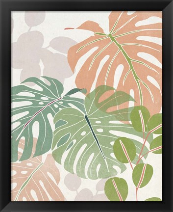 Framed Sherbet Tropical I Print