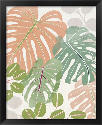 Framed Sherbet Tropical II Print