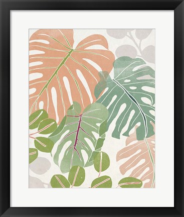 Framed Sherbet Tropical II Print