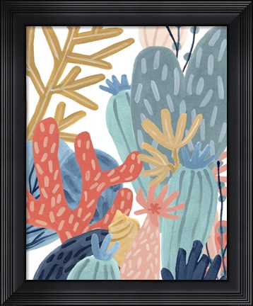Framed Paper Reef II Print