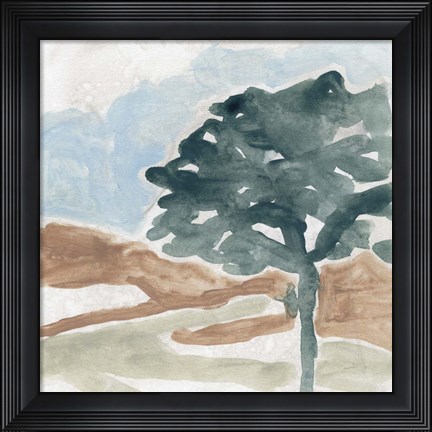 Framed Landscape Cameo II Print