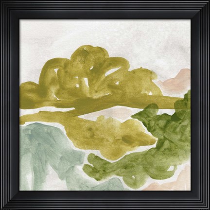 Framed Landscape Cameo VI Print