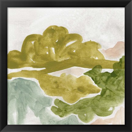 Framed Landscape Cameo VI Print