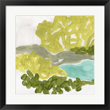 Framed Landscape Cameo VII Print