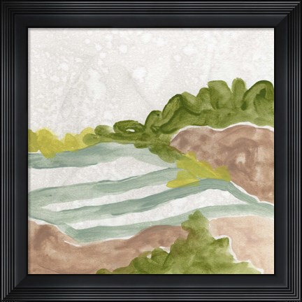 Framed Landscape Cameo VIII Print