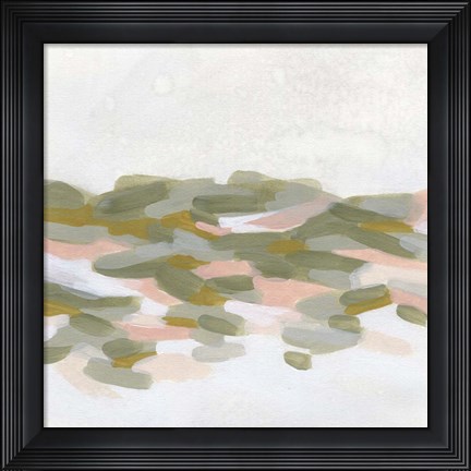 Framed Hillside Impressions I Print