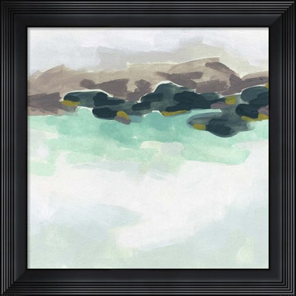 Framed Sea Glass Coast II Print